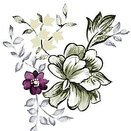 彩繪花草 韓式花紋 PSD_0709