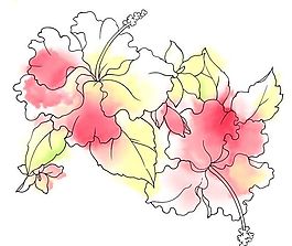 彩繪花草 韓式花紋 PSD_0658