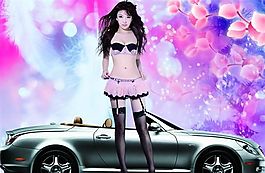 汽車廣告 汽車海報(bào)
