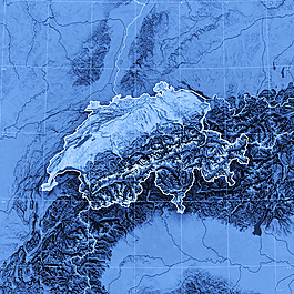 藍(lán)色渲染地圖