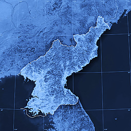 藍(lán)色渲染地圖