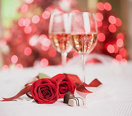 香檳玫瑰夢(mèng)幻背景