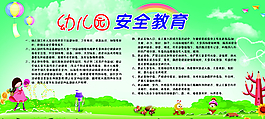 幼兒園安全教育展板圖片