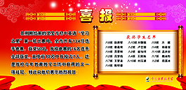 學校喜報圖片