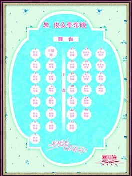 婚慶展板