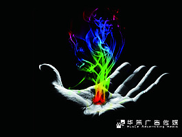 炫丽展板设计