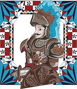 士兵圖案花型