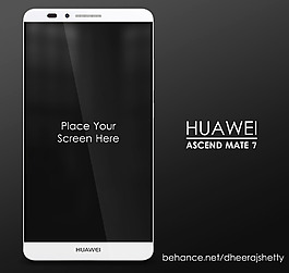 華為Ascend Mate7手機模板