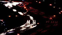 燈光車流視頻素材