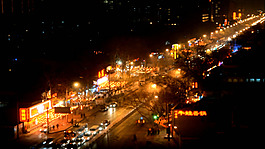 燈光夜景視頻素材