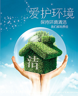 保护环境海报
