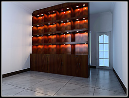 佛珠展示柜（無柜門）