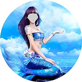 美人魚燈箱貼膜