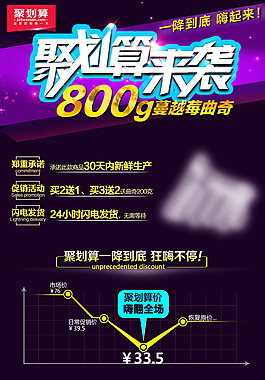 聚划算模板 淘宝促销 聚划算来袭