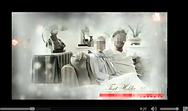 白色花瓣飄落婚禮相冊展示AE模板