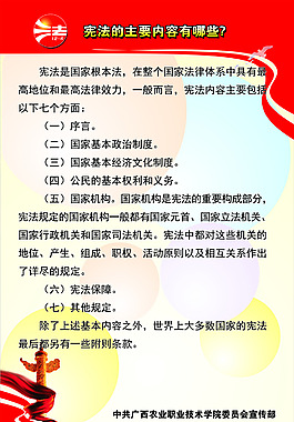 憲法的主要內容
