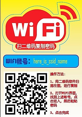 掃二維碼獲取WIFI密碼