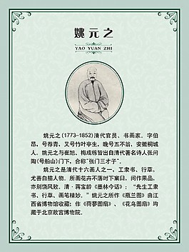 人文故事展板