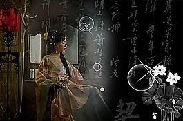 中國風海報模板 分層PSD