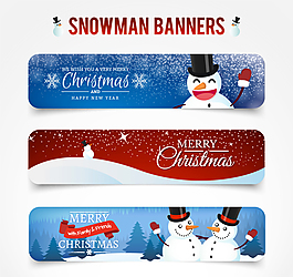 圣誕雪人banner