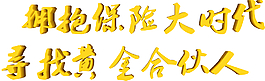 擁抱保險大時代尋找黃金合伙人