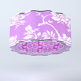 花朵吊燈3d模型