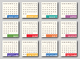 2016年日歷