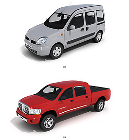 超精細的3DMAX交通工具模型-汽車