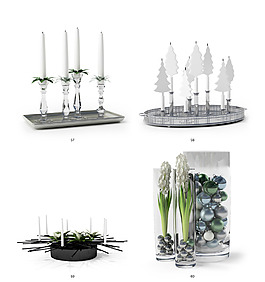 精美圣誕節(jié)裝飾品3D精模（帶材質(zhì)貼圖）