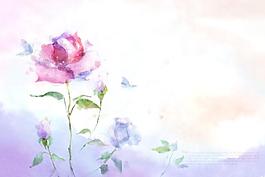 时尚手绘花色花朵图片
