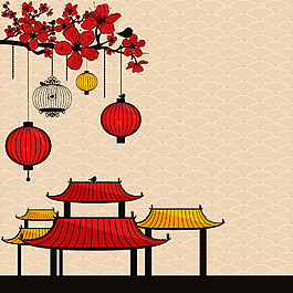 中國風(fēng)建筑素材