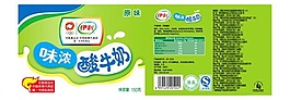 味濃酸牛奶包裝設計
