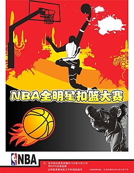 NBA全明星扣篮大赛海报