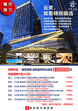 云南旅游海報
