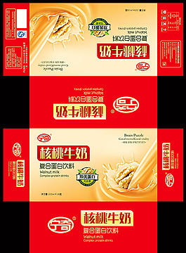核桃牛奶包裝