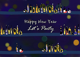 新年抽象素材