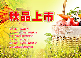 秋品上市海报设计