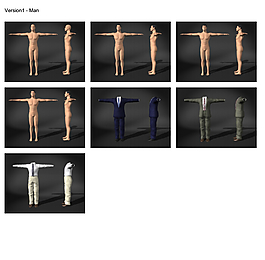 3D男人模型免费下载