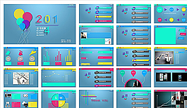 工作匯報(bào)PPT  清新PPT