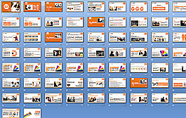 橙色商務(wù)PPT
