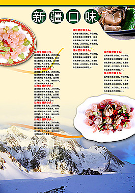 美食推荐模板