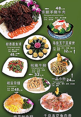 餐廳菜單模板