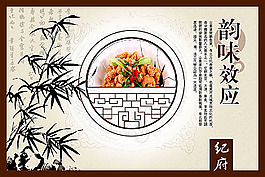 中國(guó)風(fēng)菜單模板PSD分層素材