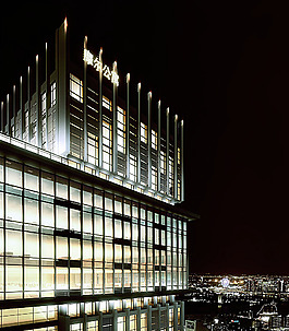公寓夜景效果图