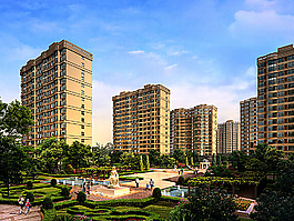 住宅樓效果圖