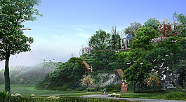 公園效果圖