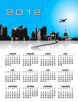 2012掛歷模板