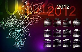 2012葉子日歷