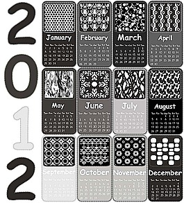 2012年日歷