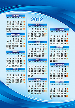 2012日歷